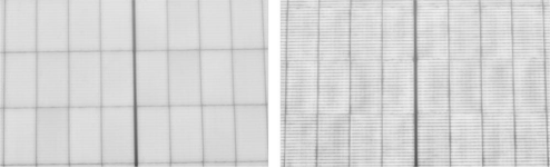 DH1000测试后组件EL图像典型失效模式