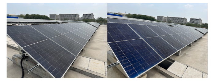 户外光伏组串实验现场